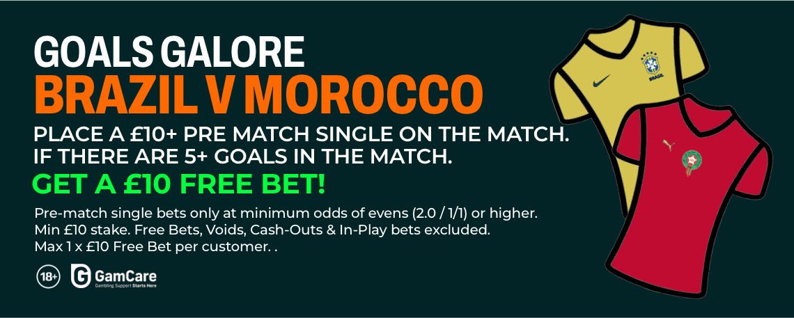 Goals Galore Feature £10 Free Bet Offer