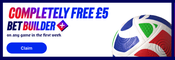 Betfred's Free £5 Bet Builder for the opening week of WC26.