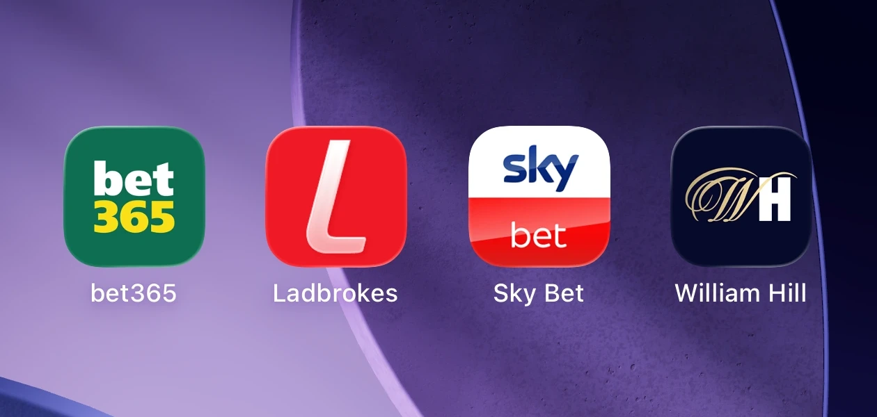 Have a range of apps on hand for your bets.