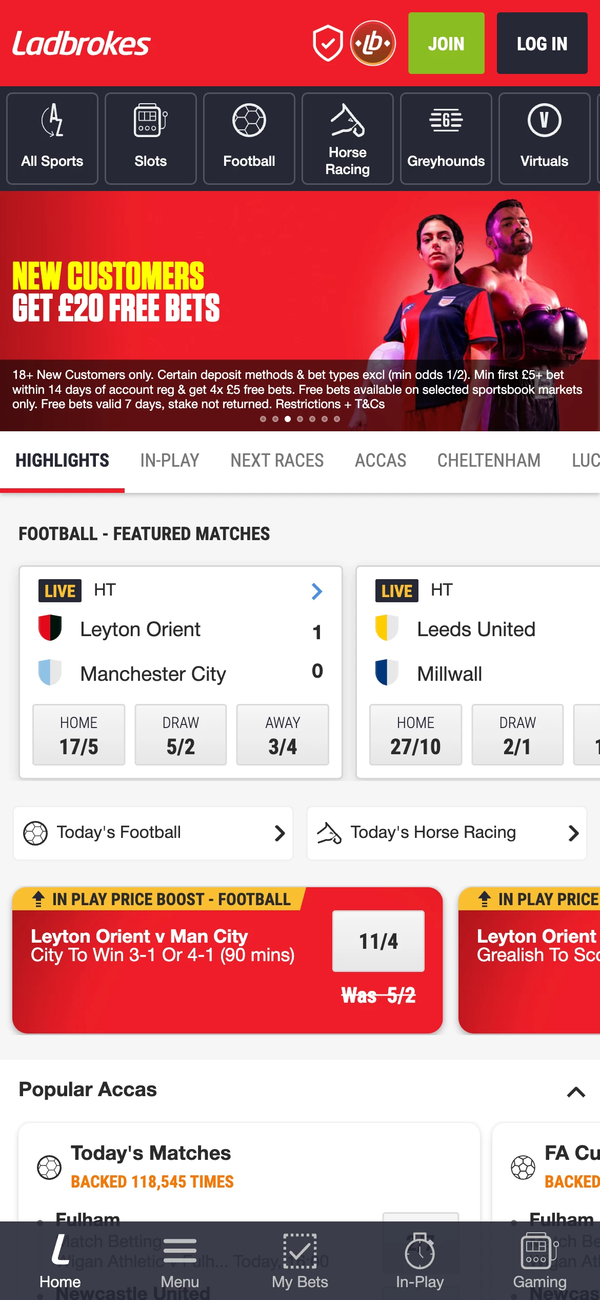 Home page